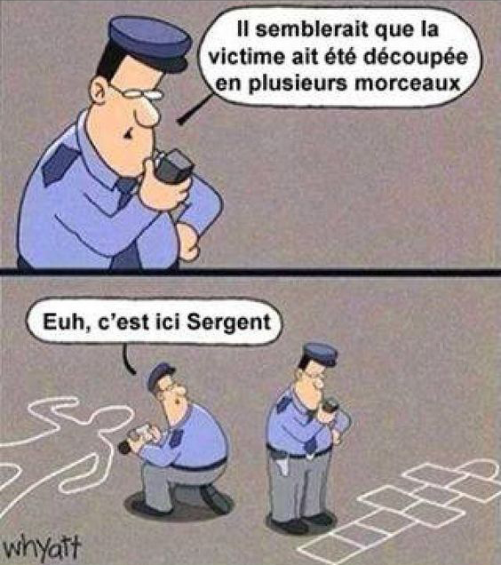 Police Blague La Communaute Des Pas Perdus D A Qui S